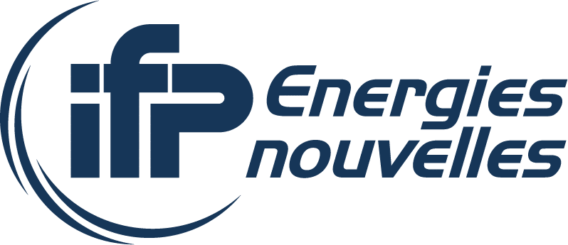 Logo de l'IFP Énergies nouvelles représentant un monogramme ifp stylisé, encadré par un arc partiel.