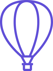 mongolfiere supertripper violet